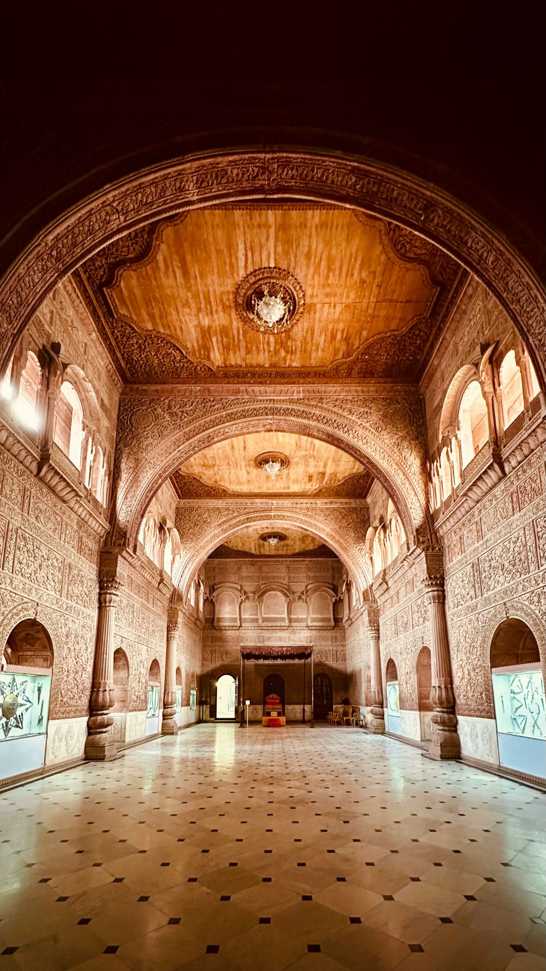 darbar of junagarh fort, bikaner