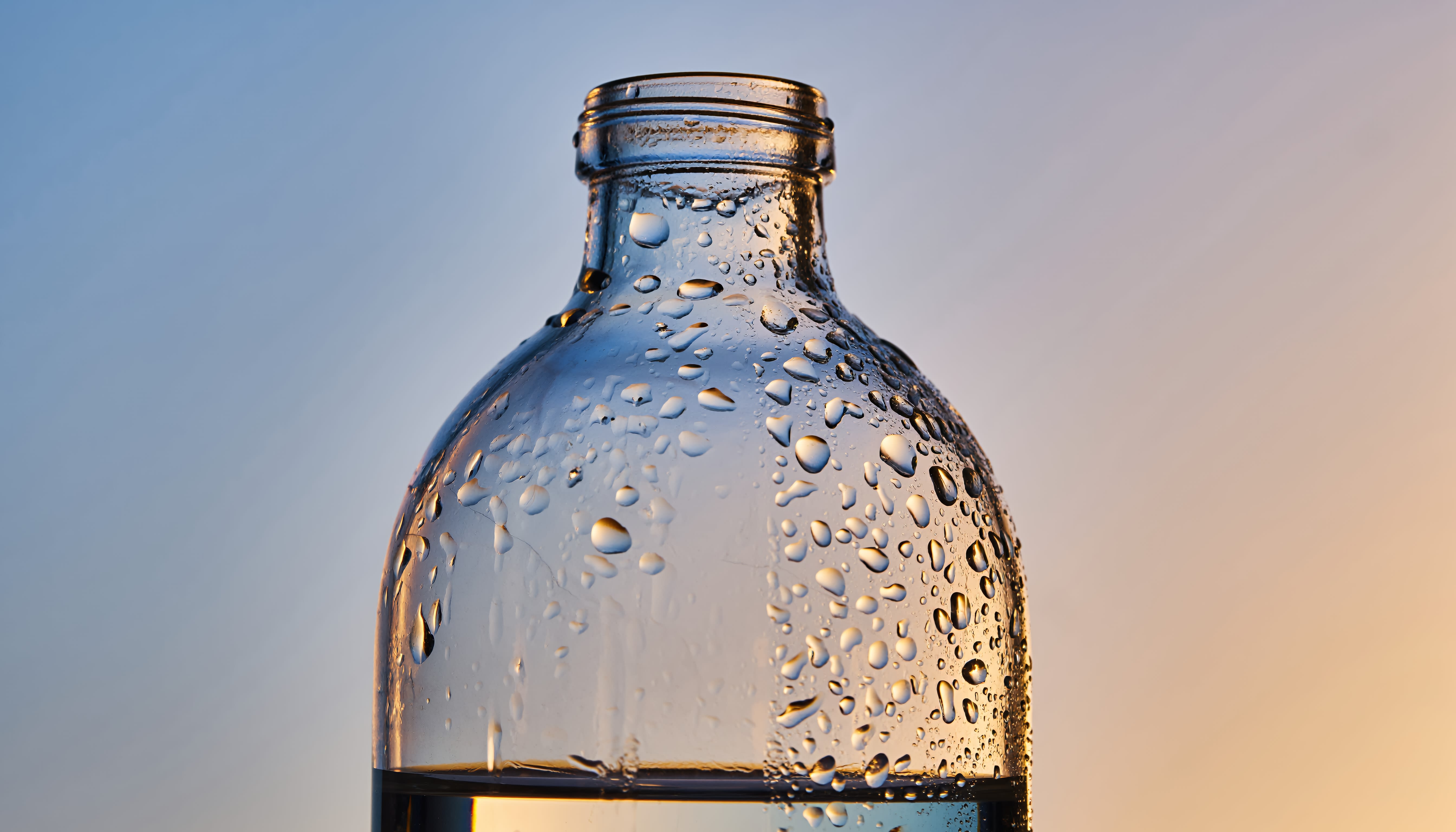 Glass Water Bottle with Silicone Sleeve 