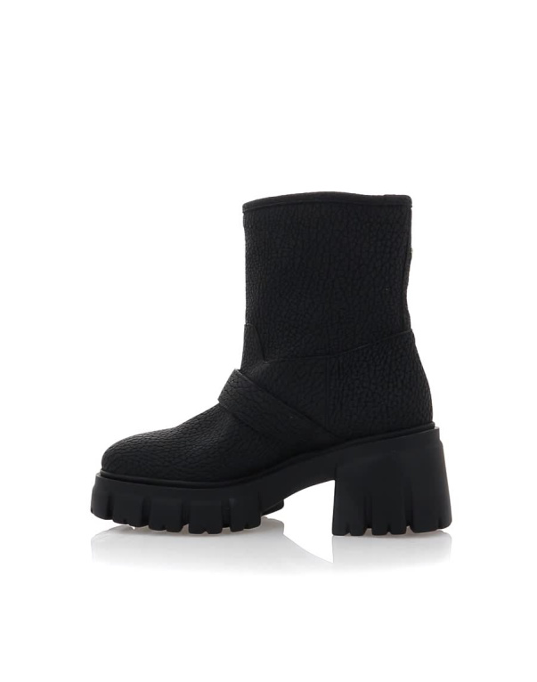Flat biker boots deals