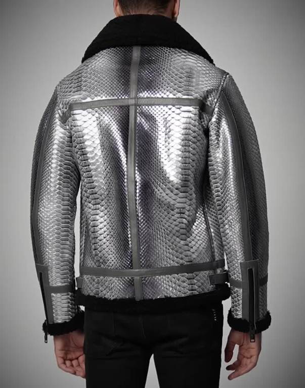 Philipp plein silver jacket 2025