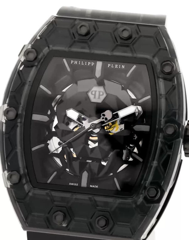 CRYPTO KING BLACK CRY TAL GHOST WATCH Philipp Plein