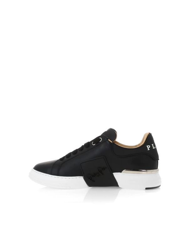 Lo Top Leather Sneakers Phantom Kick Philipp Plein