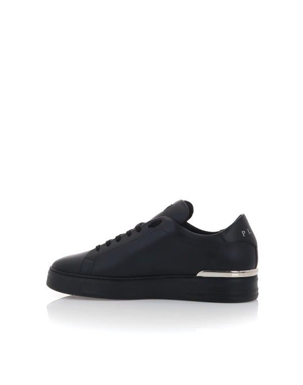 Leather Lo Top Sneaker Hexagon Philipp Plein