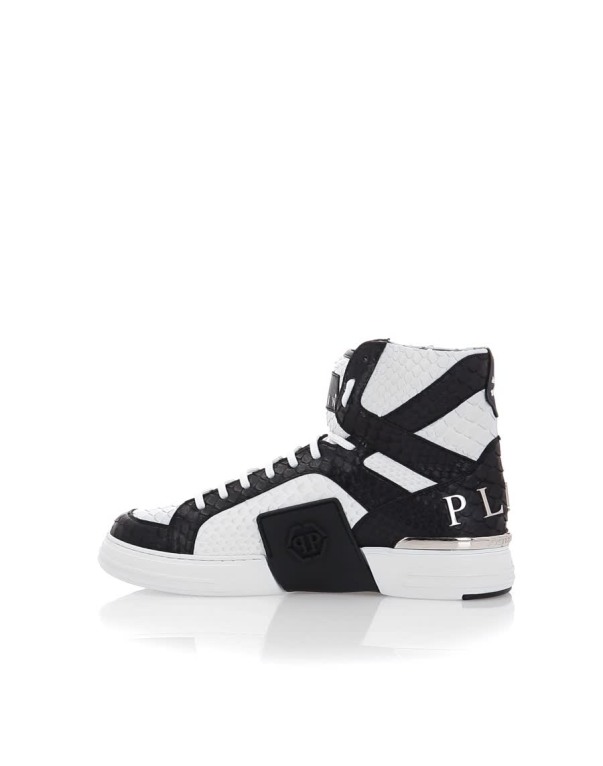 HI TOP SNEAKERS MONEY KICK PYTHON LUXURY SKULL Philipp Plein