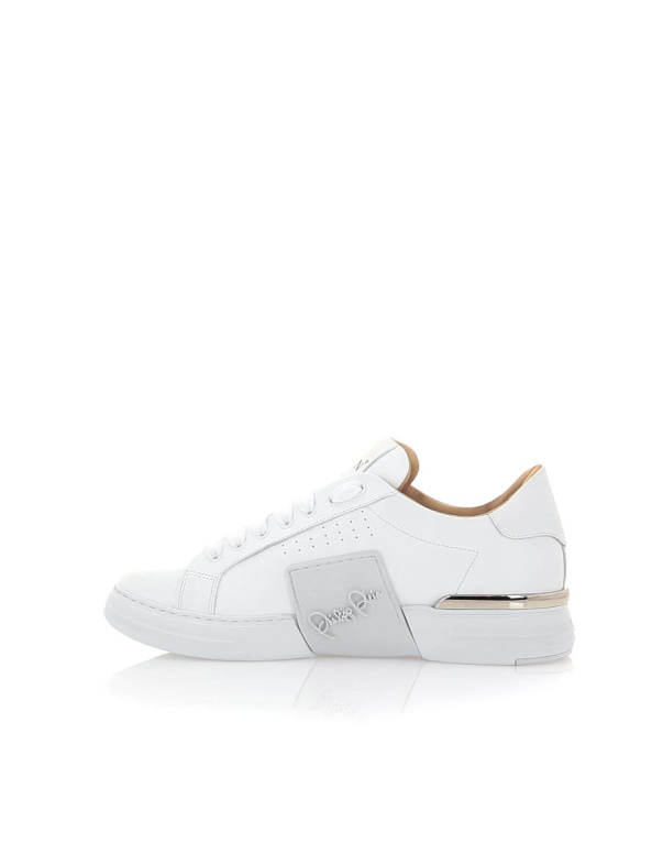 Philipp plein white trainers outlet