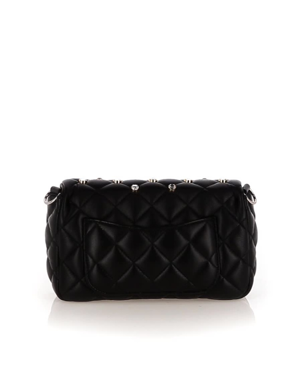 Quilted leather small shoulder bag hotsell