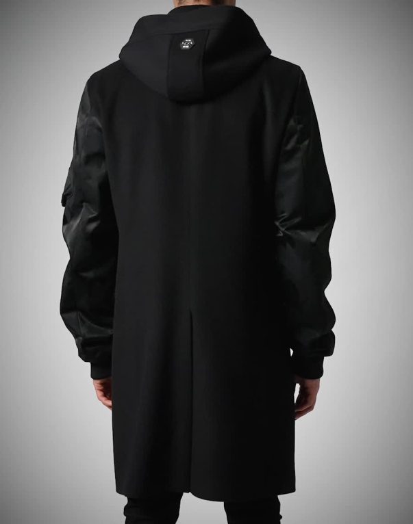 Camouflage wool coat online