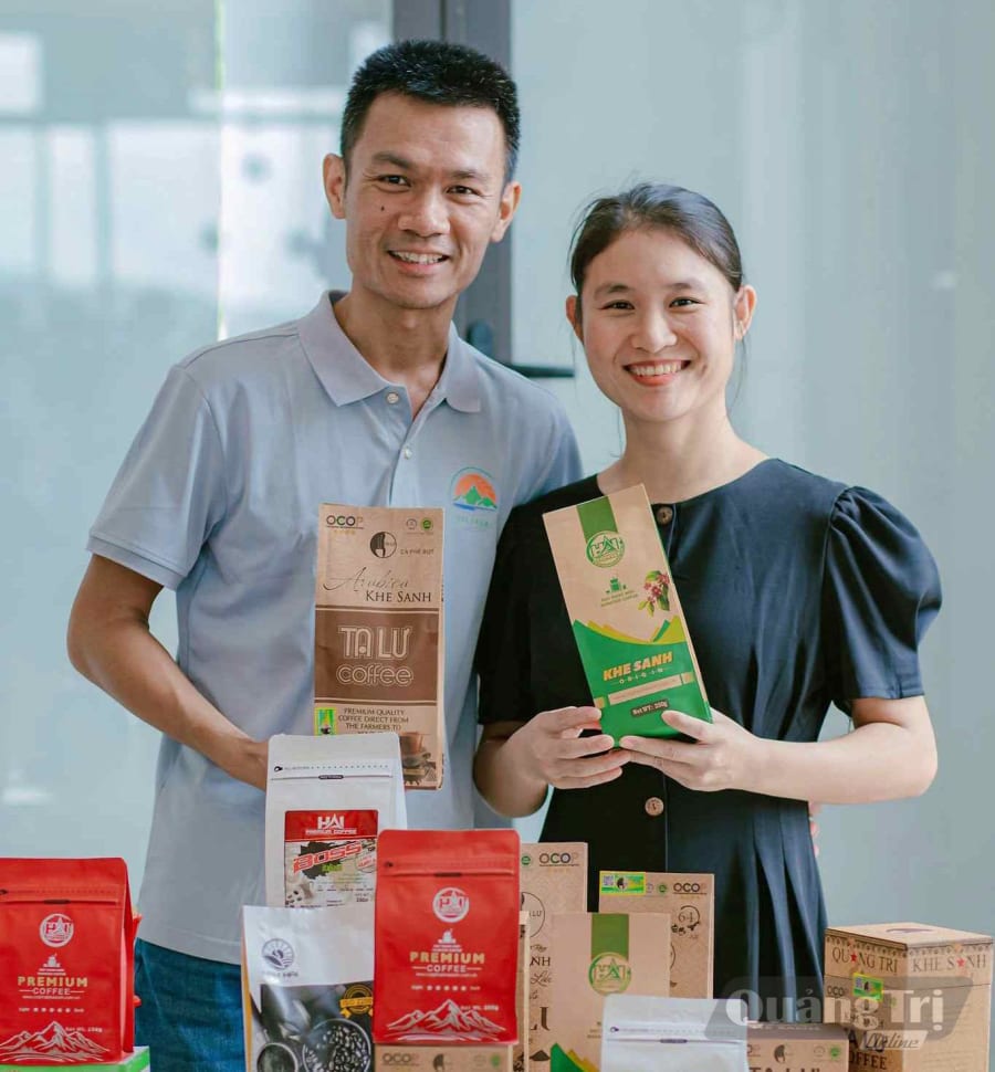 Ông Trần Thái Thiên luôn ấp ủ khát vọng nâng tầm thương hiệu cà phê Khe Sanh thông qua các sản phẩm du lịch nông nghiệp sáng tạo - Ảnh: Q.H