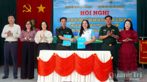 Bắc Gianh: Ký kết chương trình 'Đồng hành cùng phụ nữ biên cương'