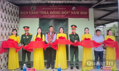 Đoàn Kinh tế Quốc phòng 79: Bàn giao 'Nhà đồng đội' năm 2026