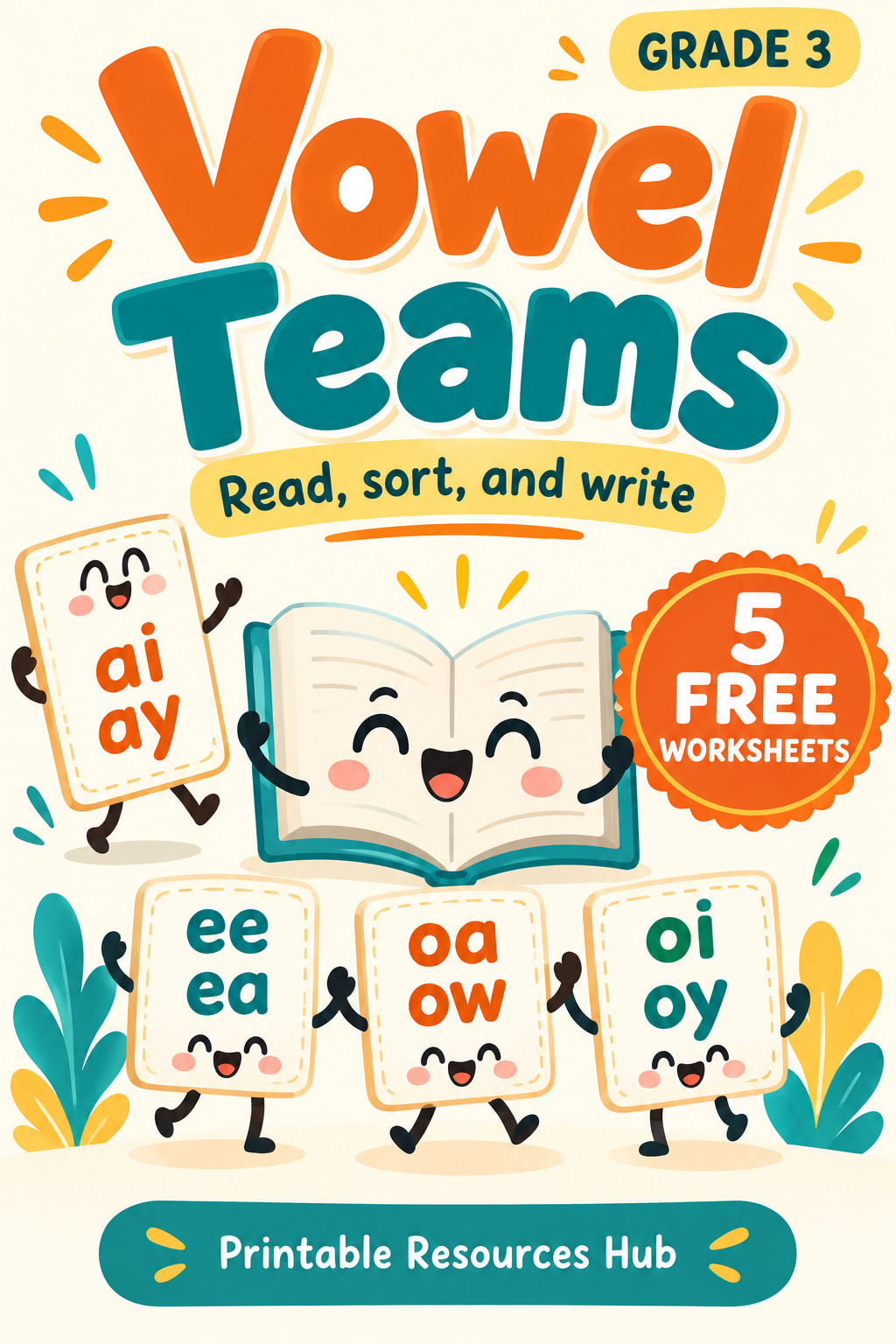 teams worksheet pack - AI-generated illustrated cover