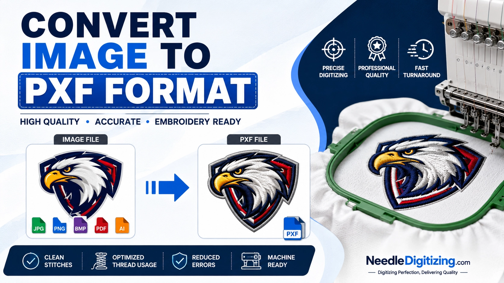 Convert Image to PXF Format: A Complete Guide for Professional Embroidery Digitizing