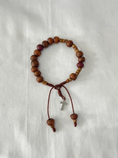 Jual Gelang Rosario Kayu