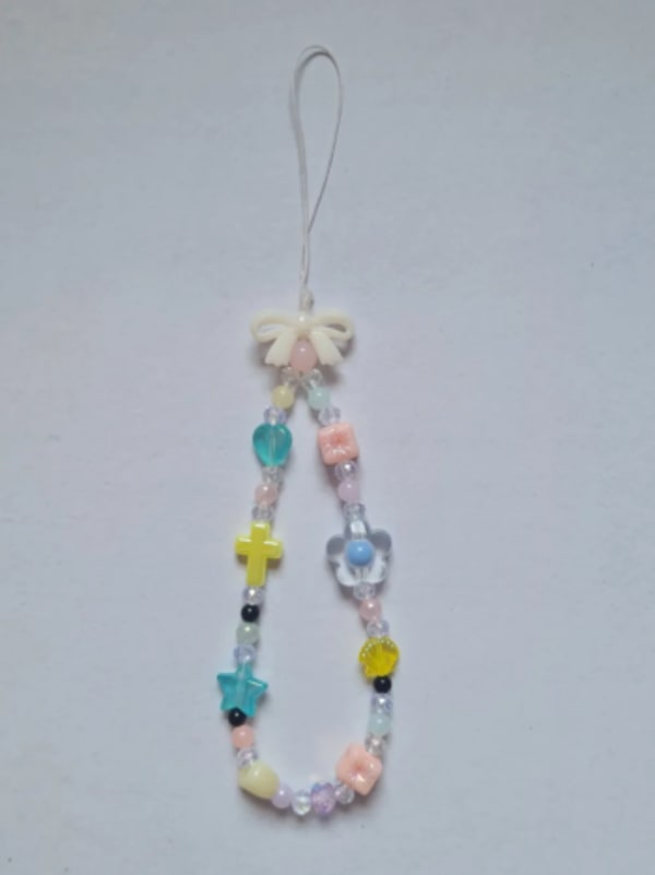 Jual Phone Strap Salib Pastel
