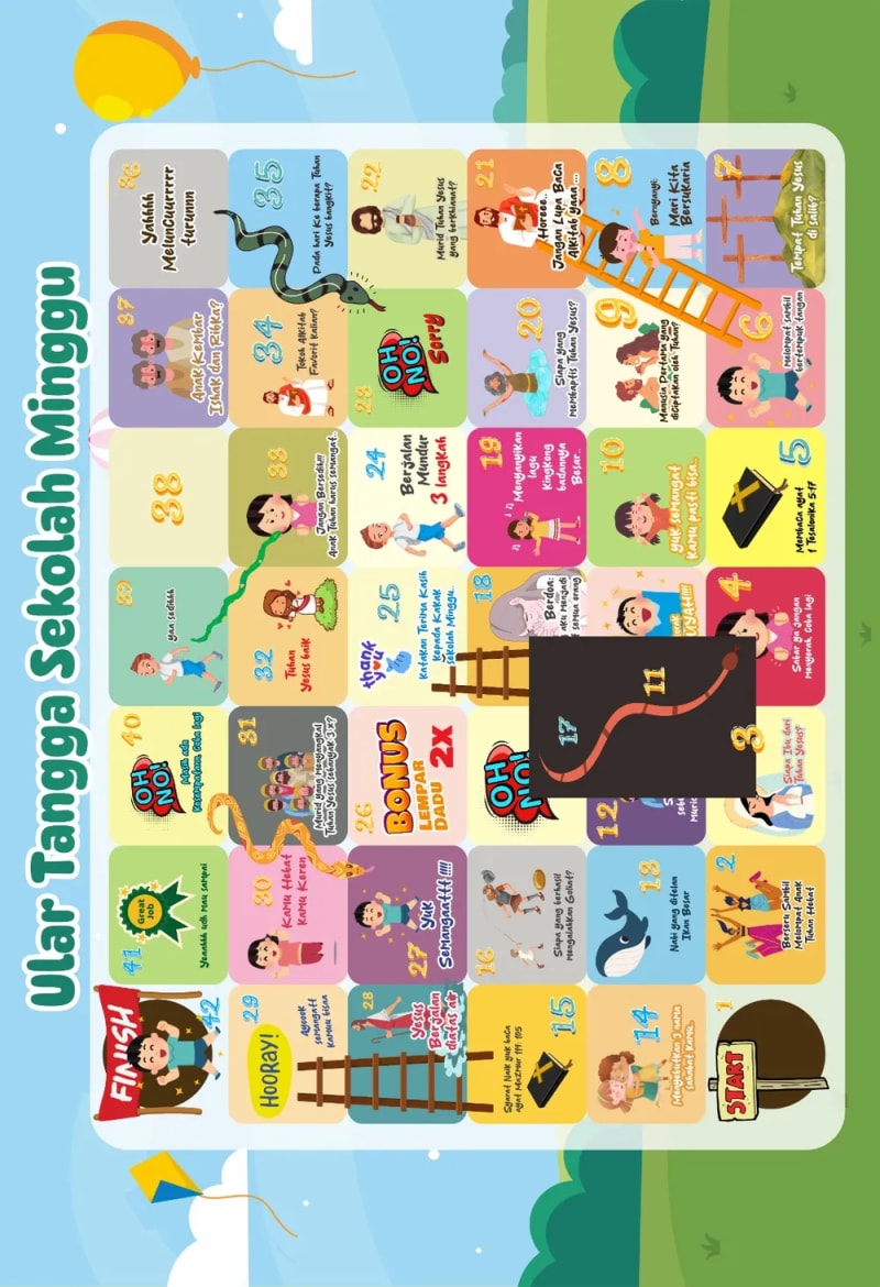 ULAR TANGGA SEKOLAH MINGGU