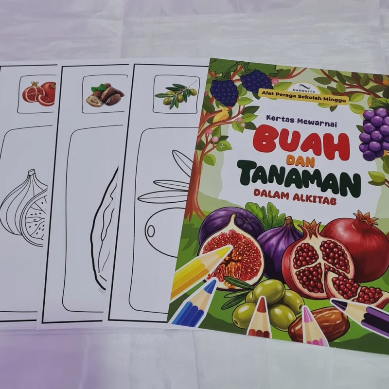 Kertas Mewarwani Buah dan Tanaman dalam Alkitab