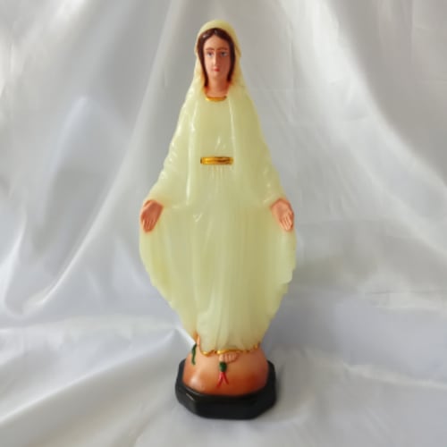 Patung Bunda Maria Tangan Terbuka Fosfor 30 Cm