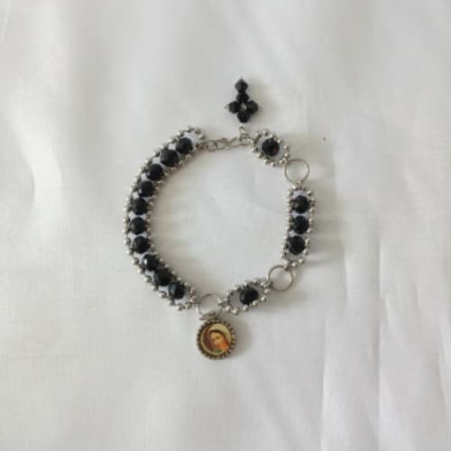 Gelang Rosario Monel Kristal