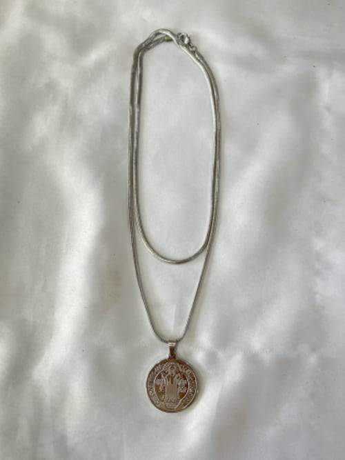 Kalung Medali Benediktus 3 Cm