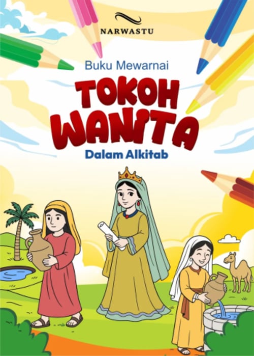 BUKU MEWARNAI TOKOH WANITA DALAM ALKITAB - SEKOLAH MINGGU