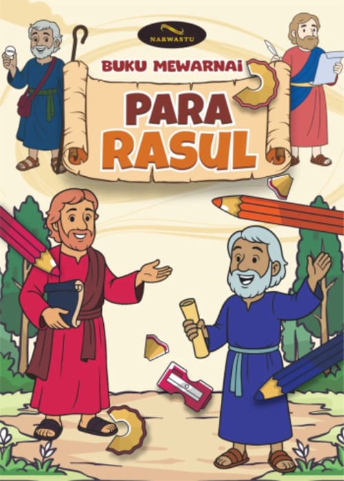 BUKU MEWARNAI PERJALANAN PARA RASUL - SEKOLAH MINGGU