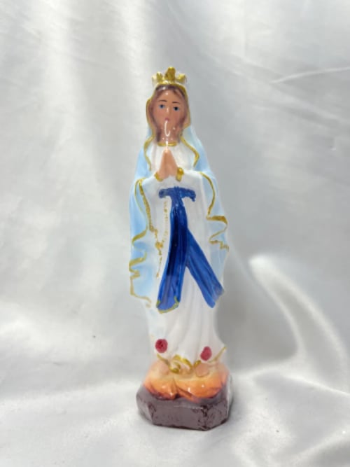 PATUNG MARIA LOURDES MAHKOTA 15 CM