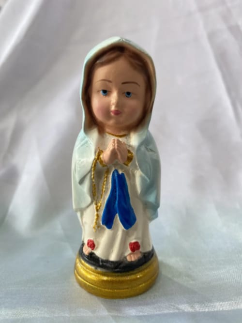 PATUNG MARIA LOURDES IMUT 10 CM