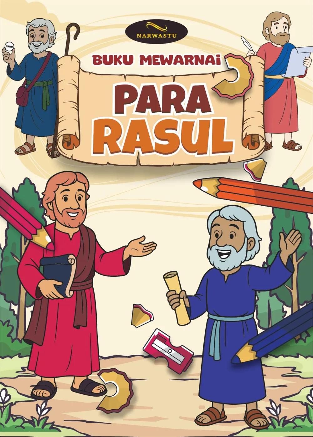 BUKU MEWARNAI PERJALANAN PARA RASUL - SEKOLAH MINGGU