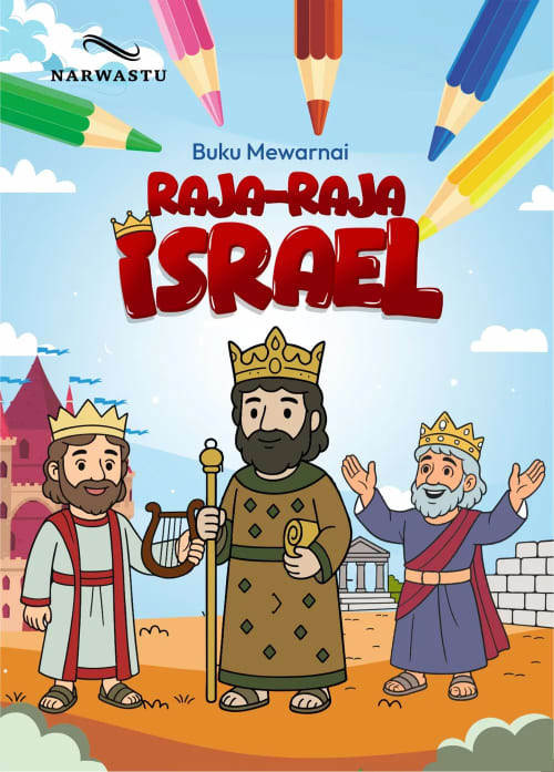 BUKU MEWARNAI RAJA-RAJA ISRAEL - SEKOLAH MINGGU