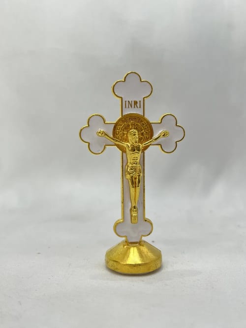 SALIB MEJA GOLD 10 CM BUNGA