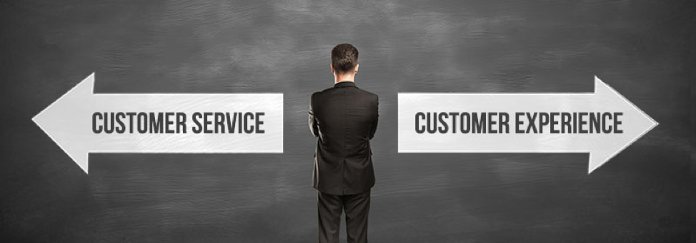 difference between customer experience and customer service