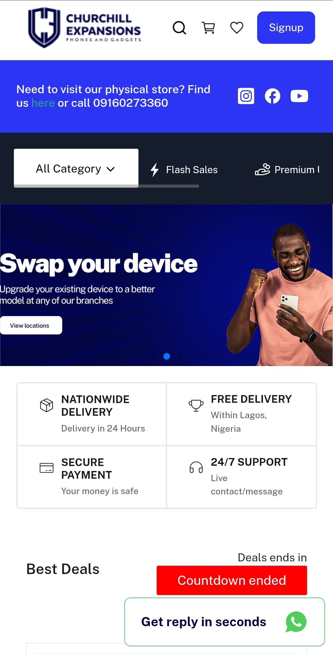 Gadgets E-commerce