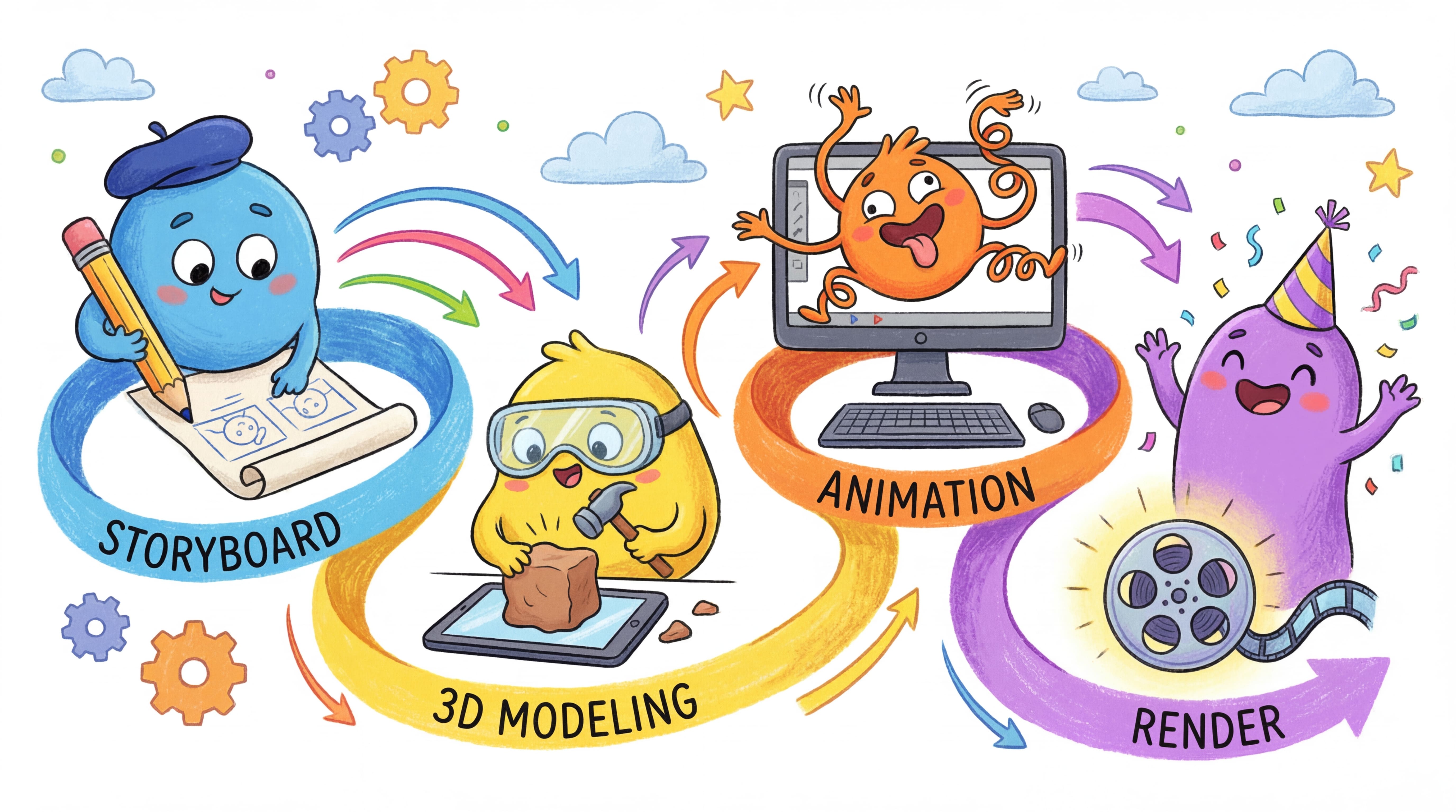 Behind the Scenes: What Actually Happens in an Animation Studio