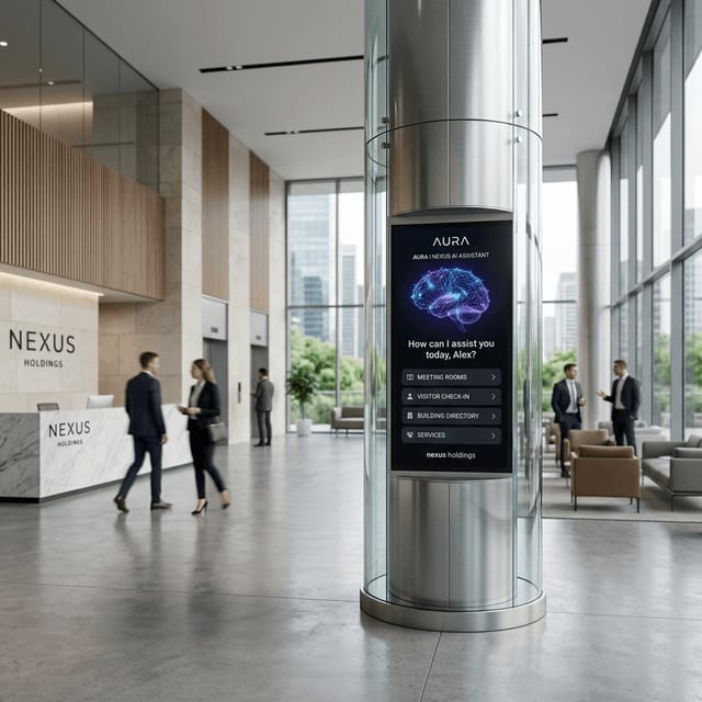 Interactive AI Agents Premium Corporate Image