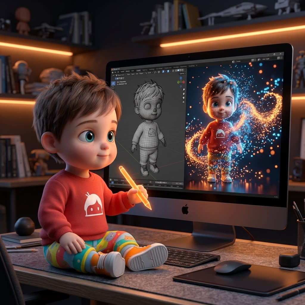 The Hybrid 3D Workflow: Combining Blender and AI for Animation