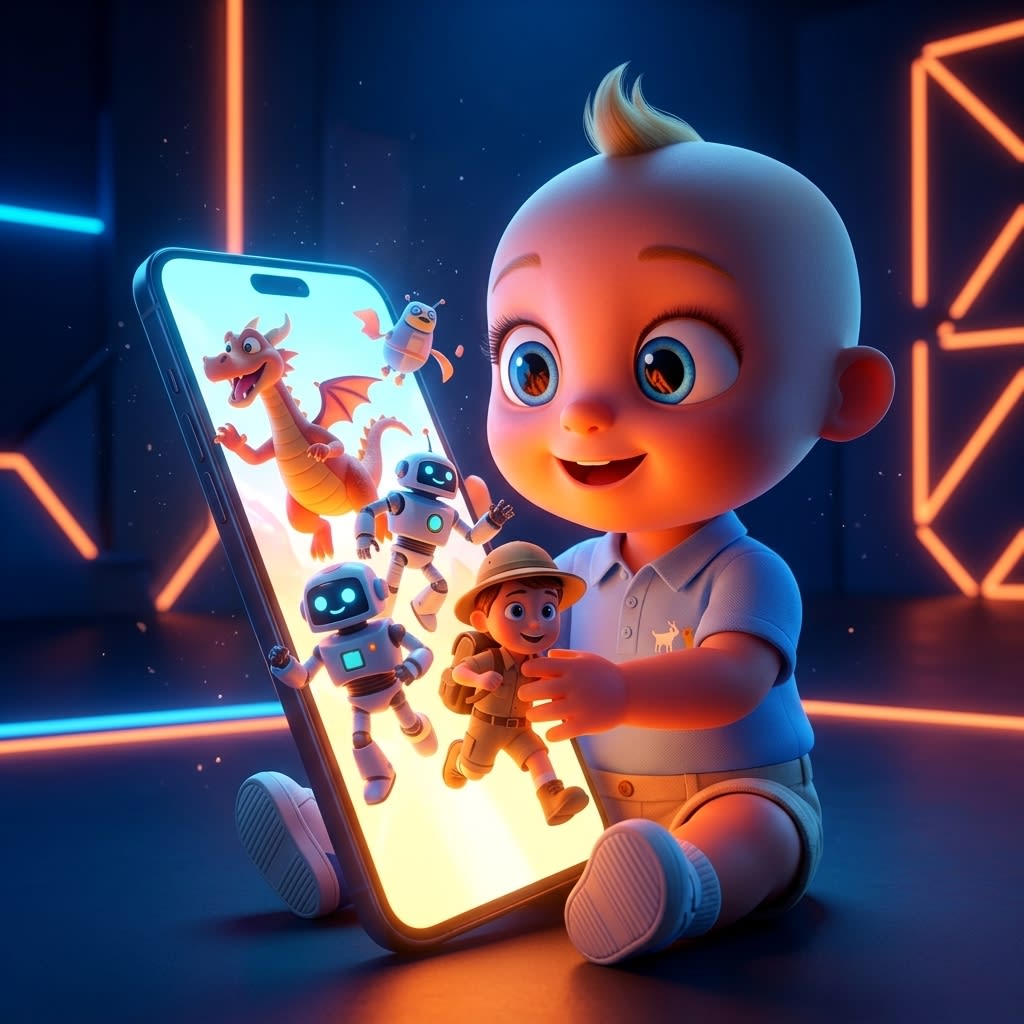 Vertical-First 3D Animation: Designing Mobile Commercials for Maximum Impact