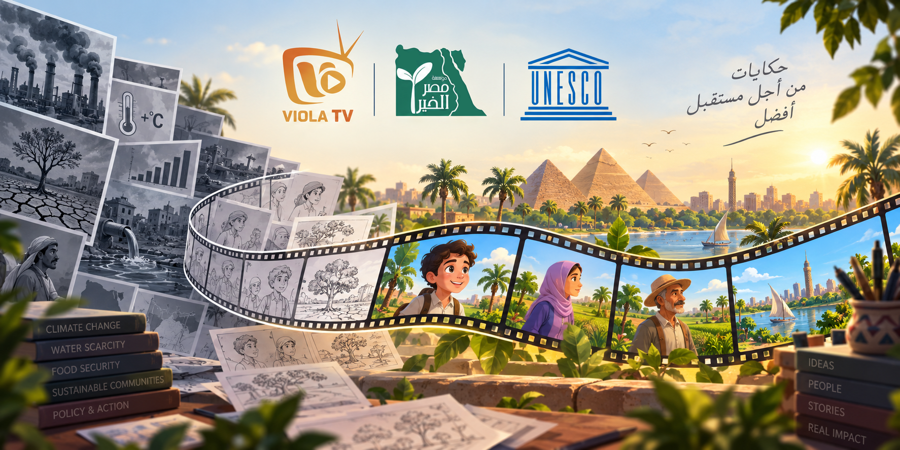 Viola & Misr El Kheir: Turning Climate Issues into Stories People Can Understand