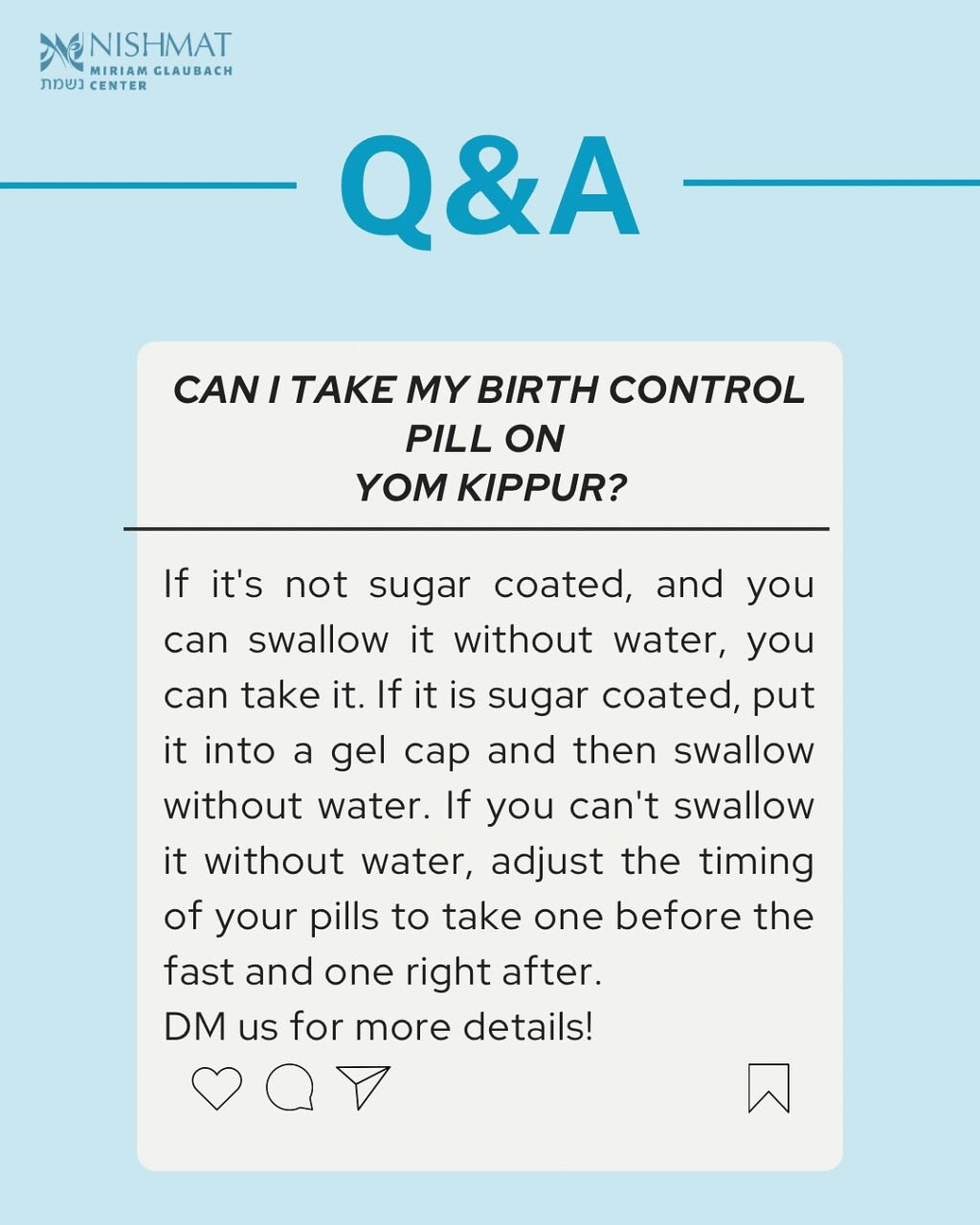 Instagram post from nishmatyoatzot.us. This post is in position 5.