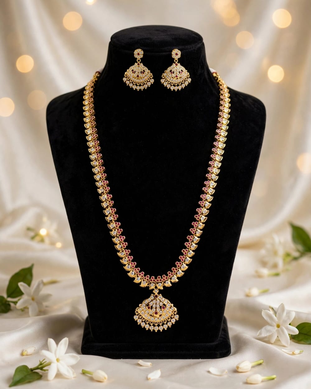 Panchaloha NeckSet wth earings - Panchaloha Jewellery