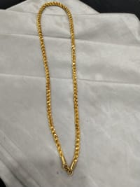 Gold forming plated chain alternate view