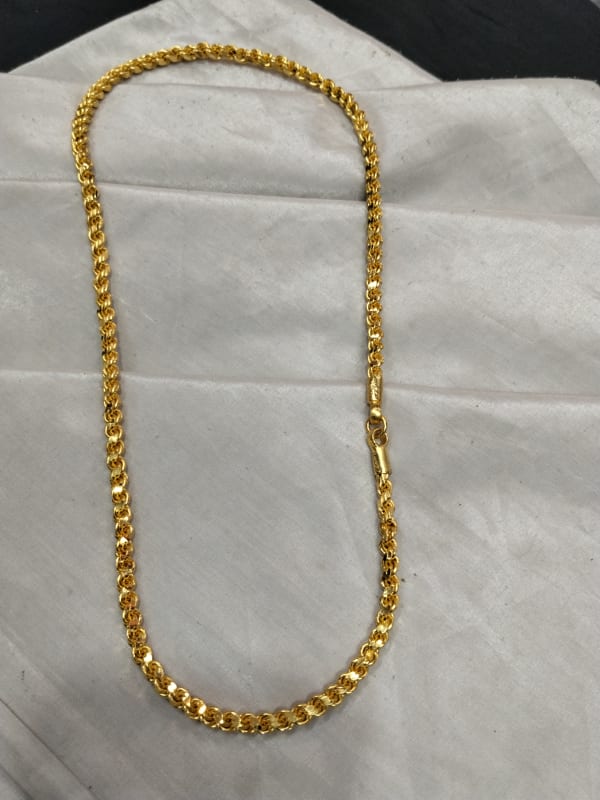 Gold forming plated chain - One Gram Gold