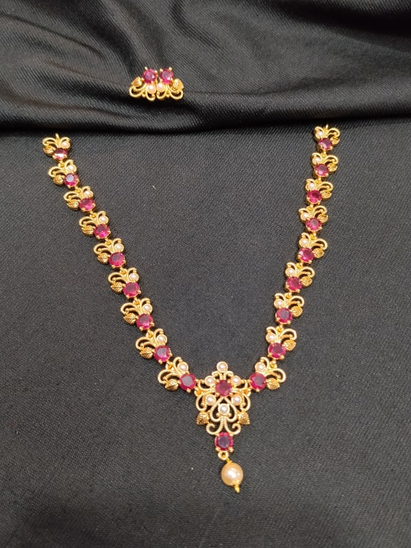 Panchaloha Necklece  gold plated - One Gram Gold