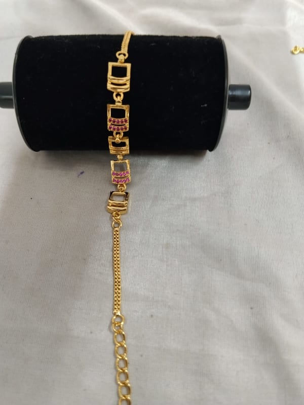 Pure Panchaloha Gold Plated Bracelets - One Gram Gold