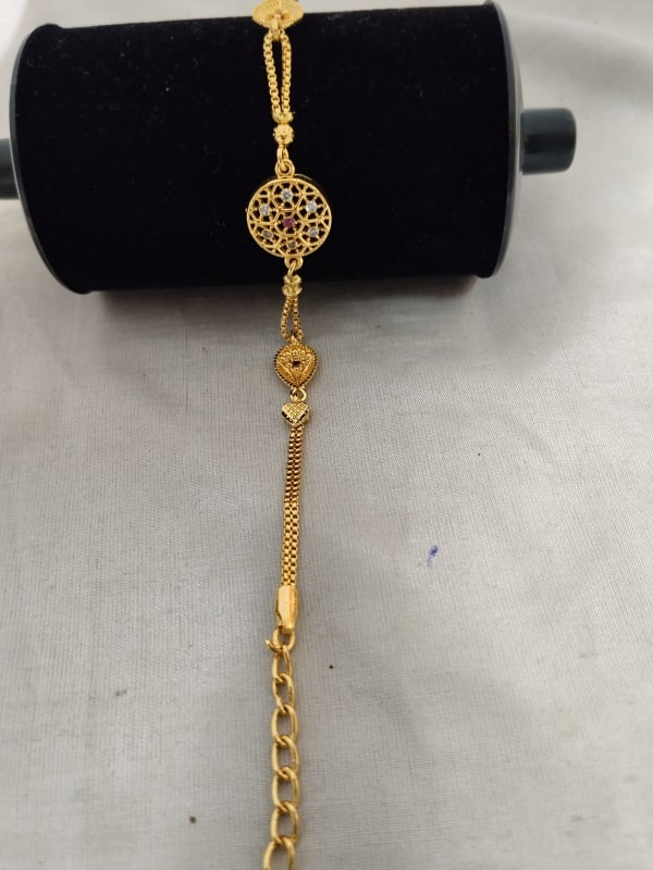 Pure Panchaloha Gold Plated Bracelet - One Gram Gold