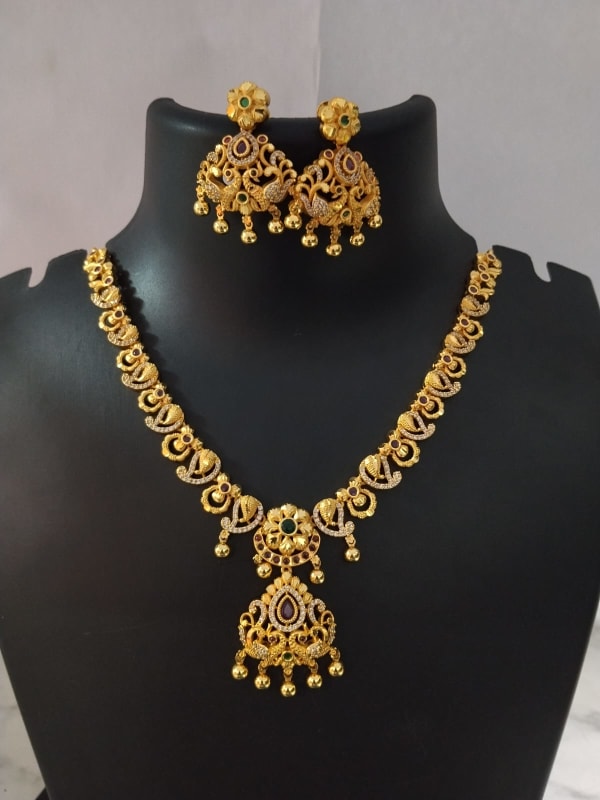 South Indian Wedding Necklece - Nacklece set