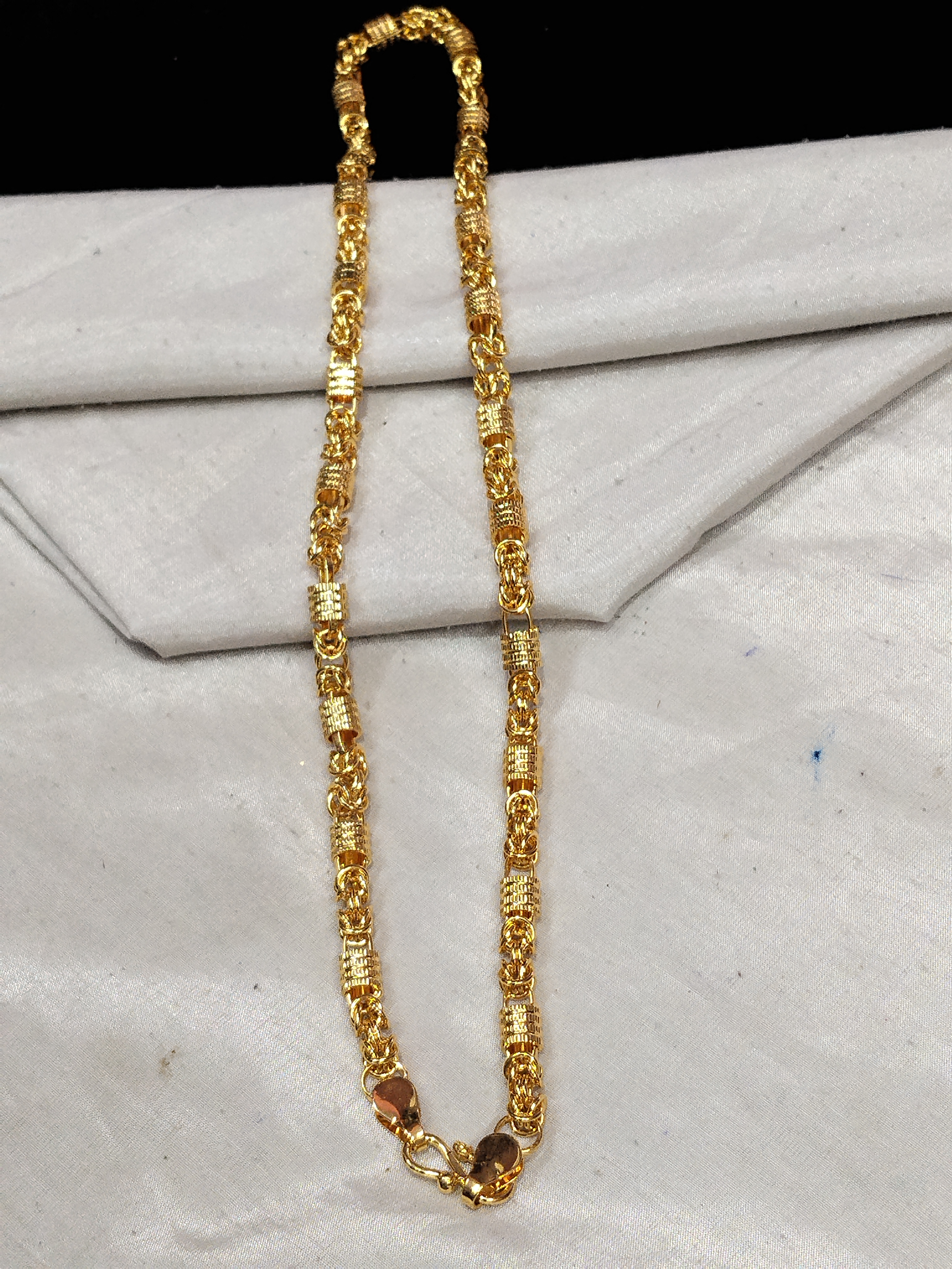 Panchaloha polished men chain