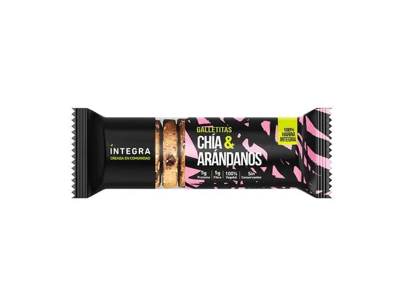 Galletitas Integra chia y arandanos