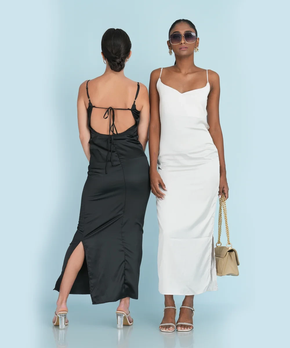 Spencer dress black and white