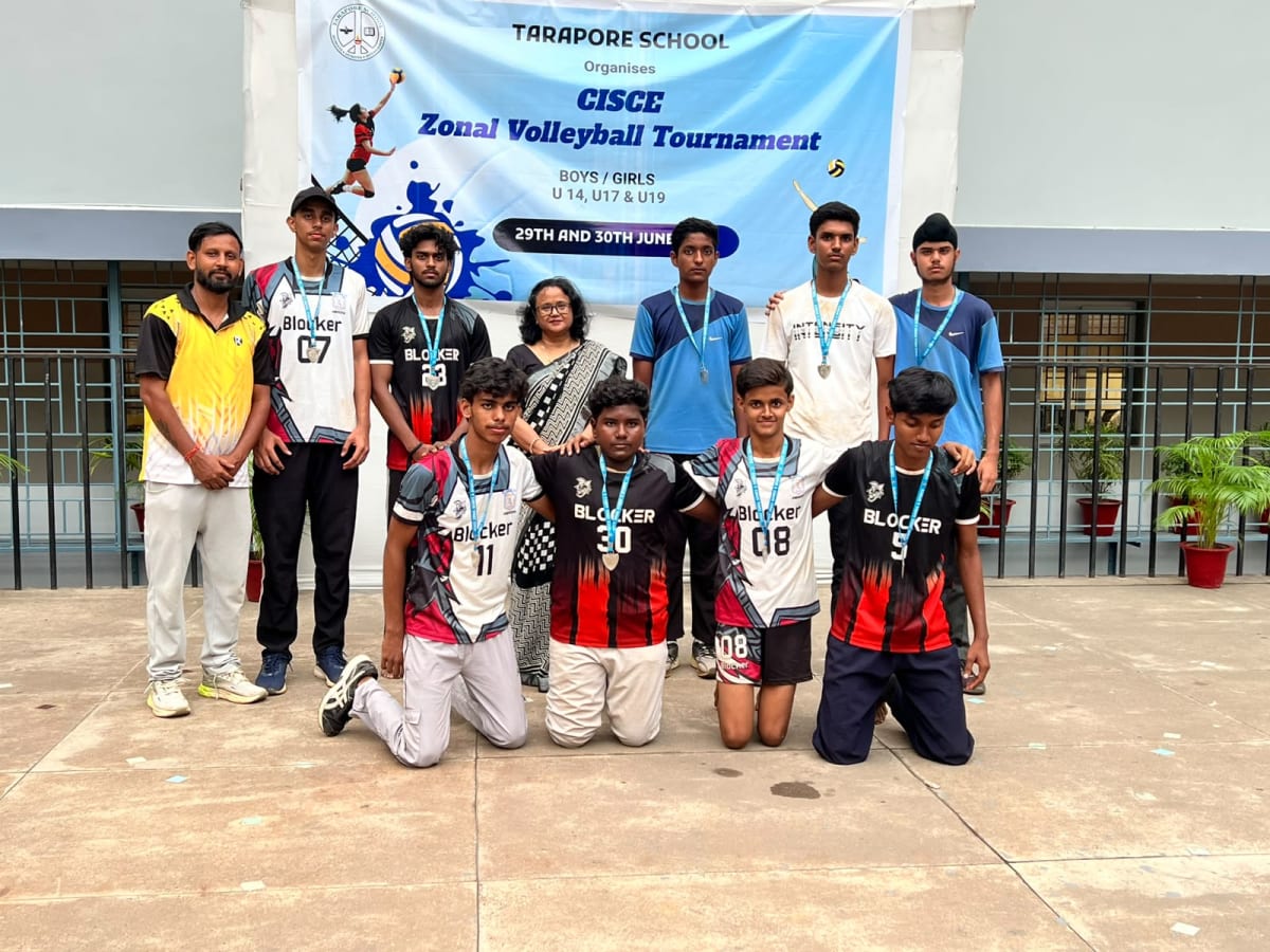 Heartiest Congratulations to Under 19 Boys Volleyball Team for the sprited performance at the CISCE ZONAL VOLLEYBALL TOURNAMENT 2026.