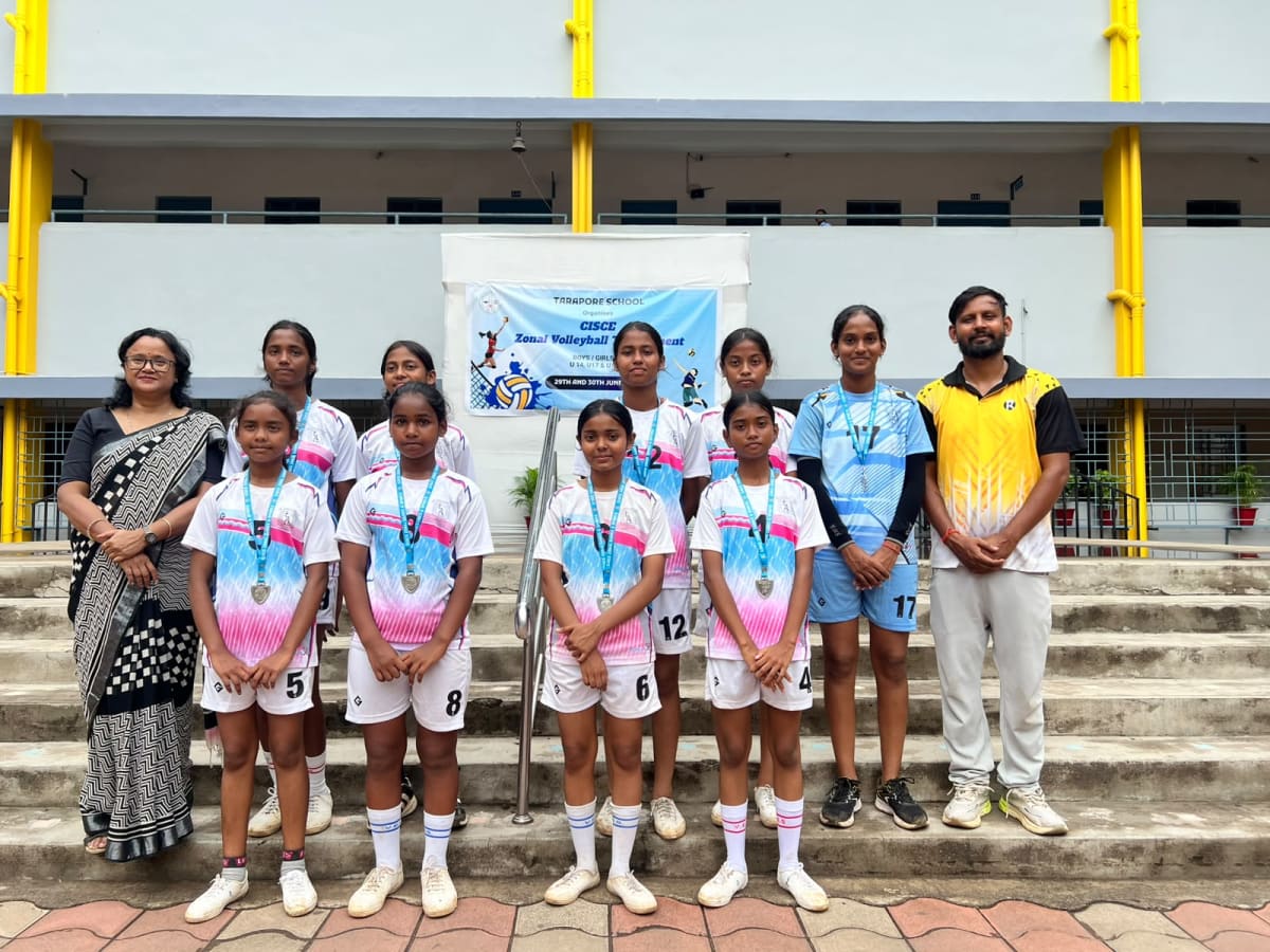 Heartiest Congratulations to our Under 14 Girls Volleyball Team for the sprited performance at the CISCE ZONAL VOLLEYBALL TOURNAMENT 2026.